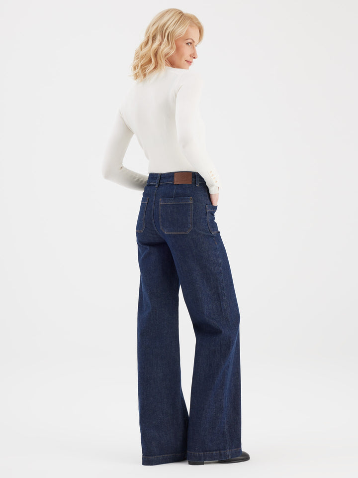 COJ - Mira - Wide Leg Jeans - Raw