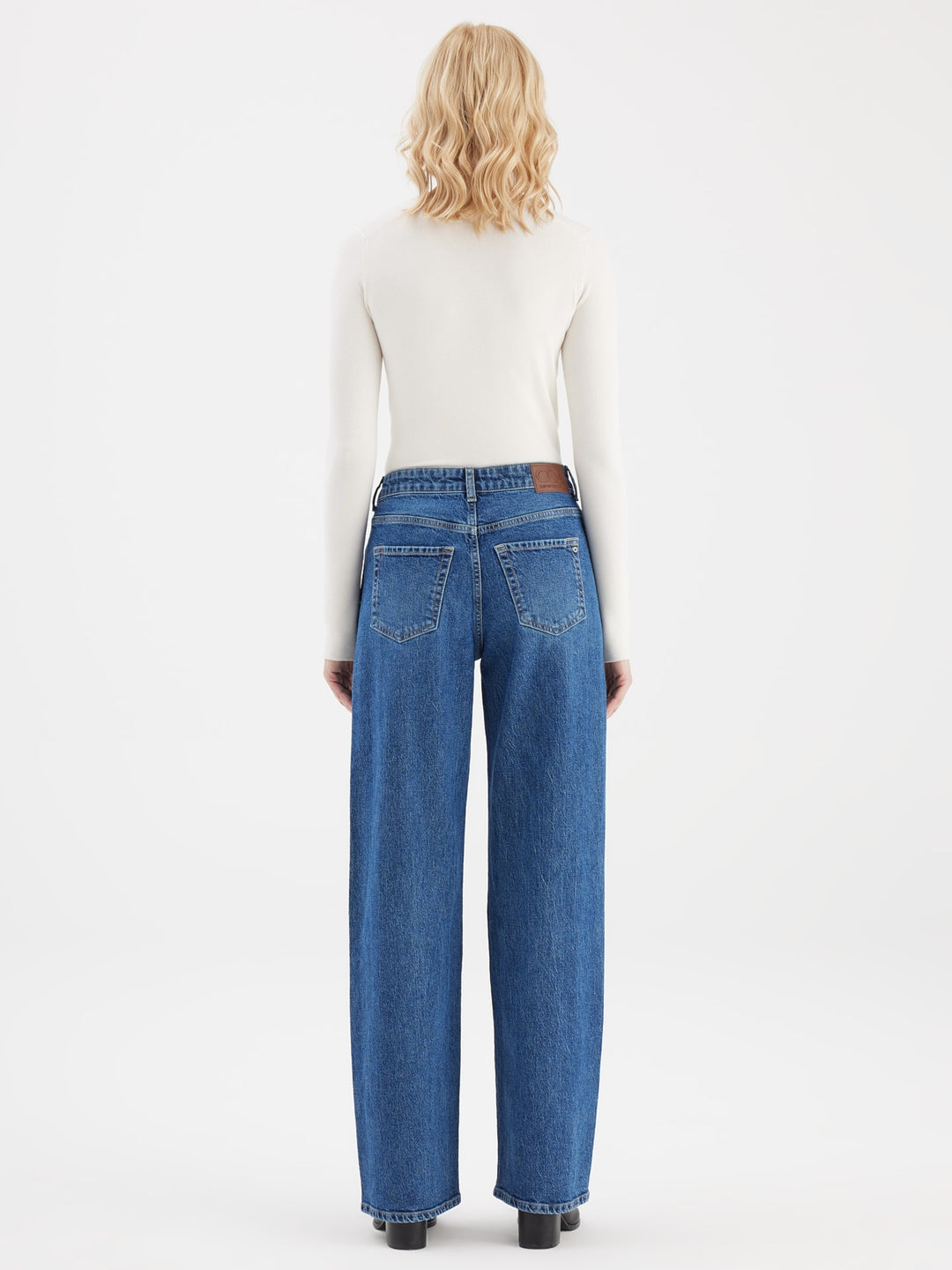 COJ - Cora - Relaxed Straight Jeans - Dark Blue