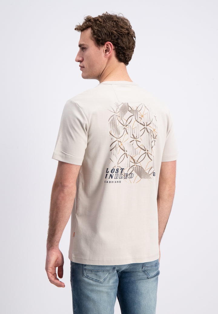 Gabbiano - Heren Shirt - Bistra - 1565105 - 5002 Ivory Bone