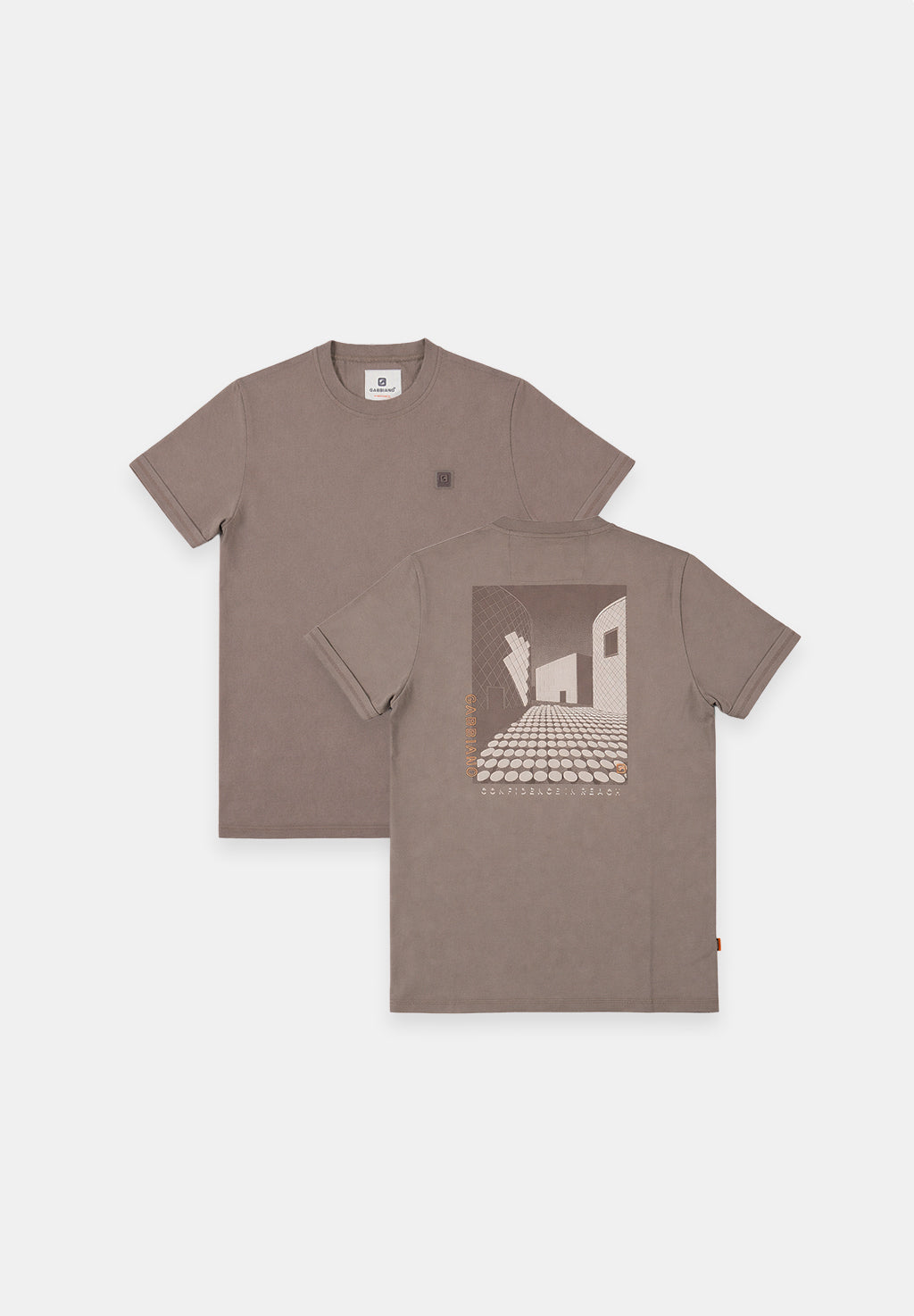 Gabbiano - Heren Shirt - Bara - 1565111 - 4232 Wood Brown