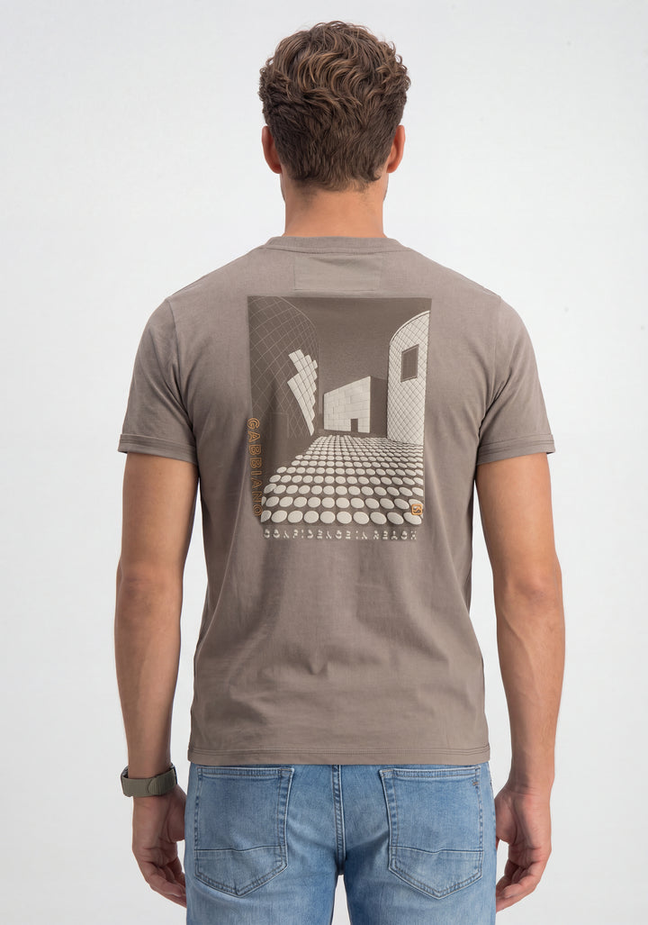 Gabbiano - Heren Shirt - Bara - 1565111 - 4232 Wood Brown