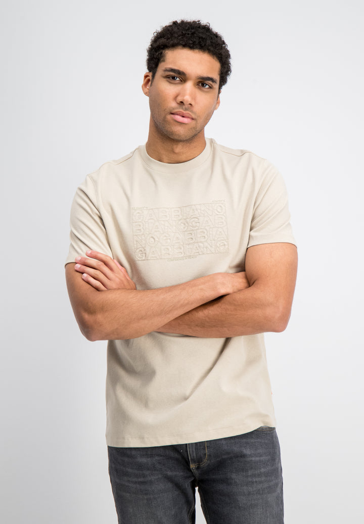 Gabbiano - Heren Shirt - Kyle - 1567126 - 673 Coastal Sand