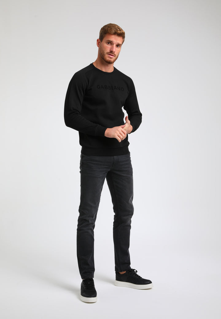 Gabbiano - Heren Sweater - 773784 - 201 Black