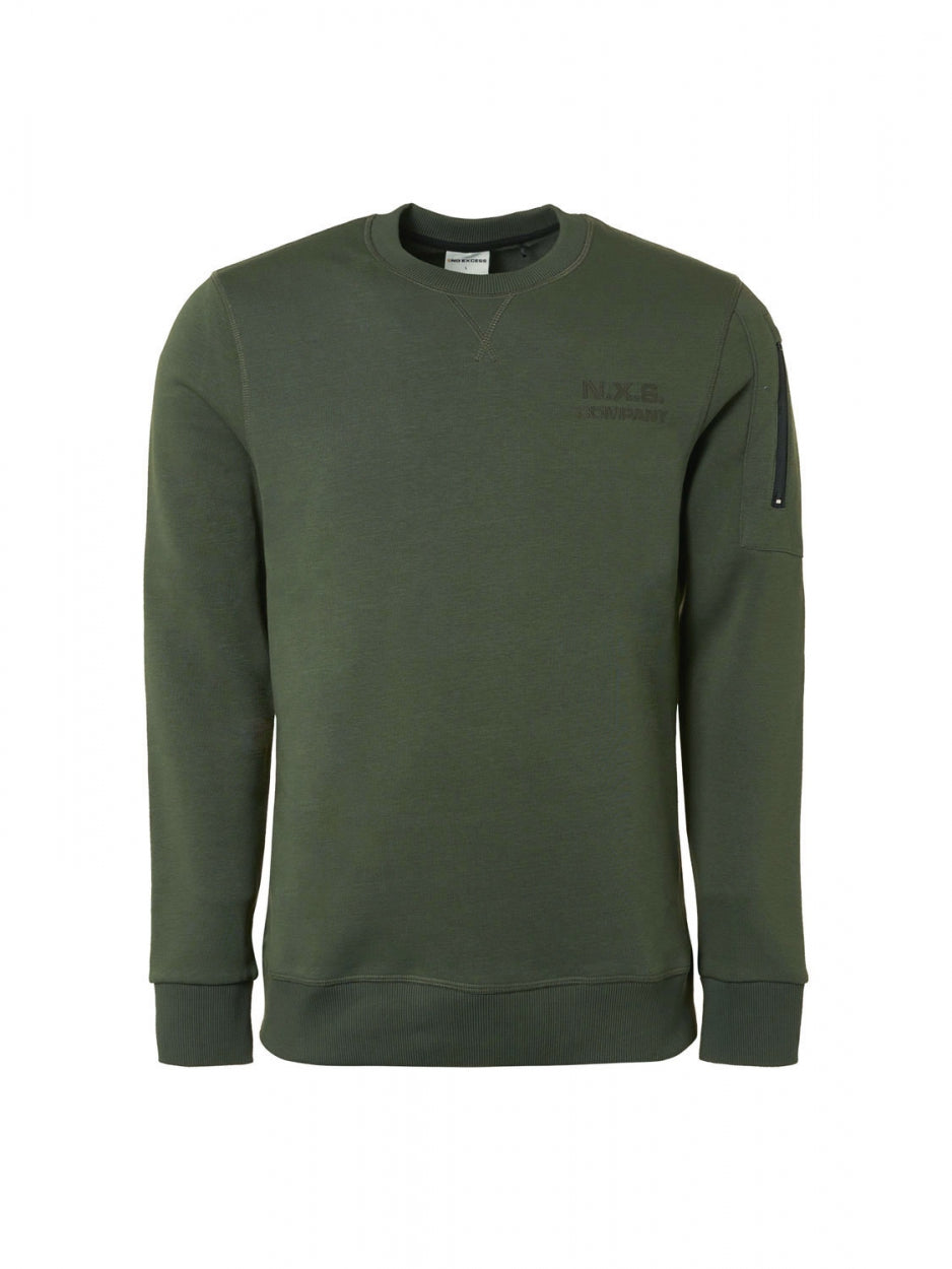No Excess - Heren Sweater - 21130750 - 052 Dark Green