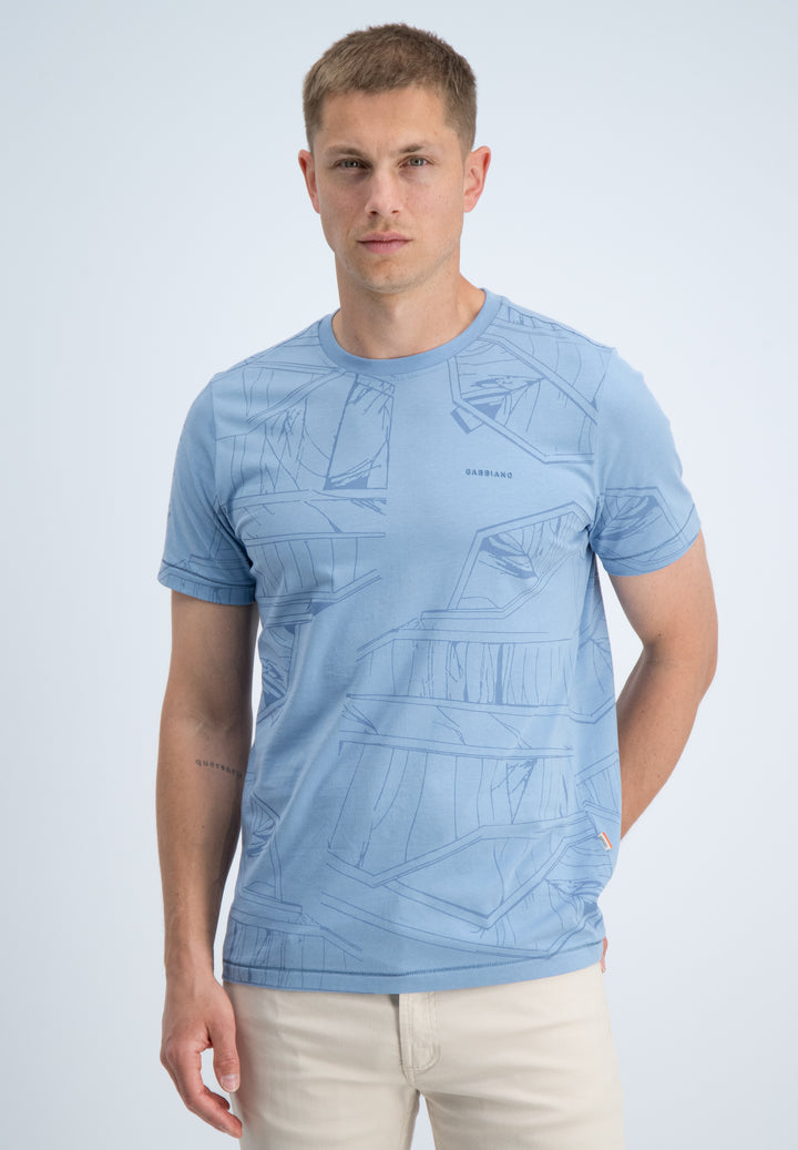 Gabbiano - Heren Shirt - 1566115 - Nik - 224 Allure Blue