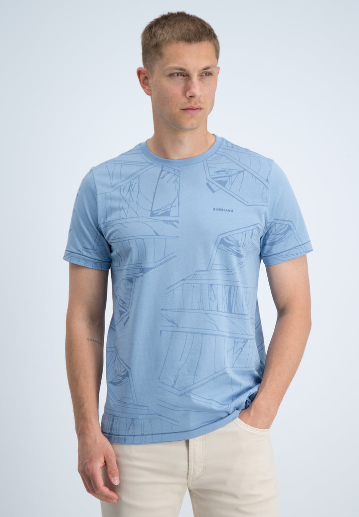 Gabbiano - Heren Shirt - 1566115 - Nik - 224 Allure Blue
