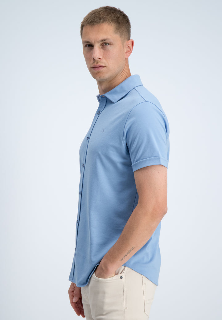 Gabbiano - Heren Overhemd - 336632 - Fyre - 224 Allure Blue