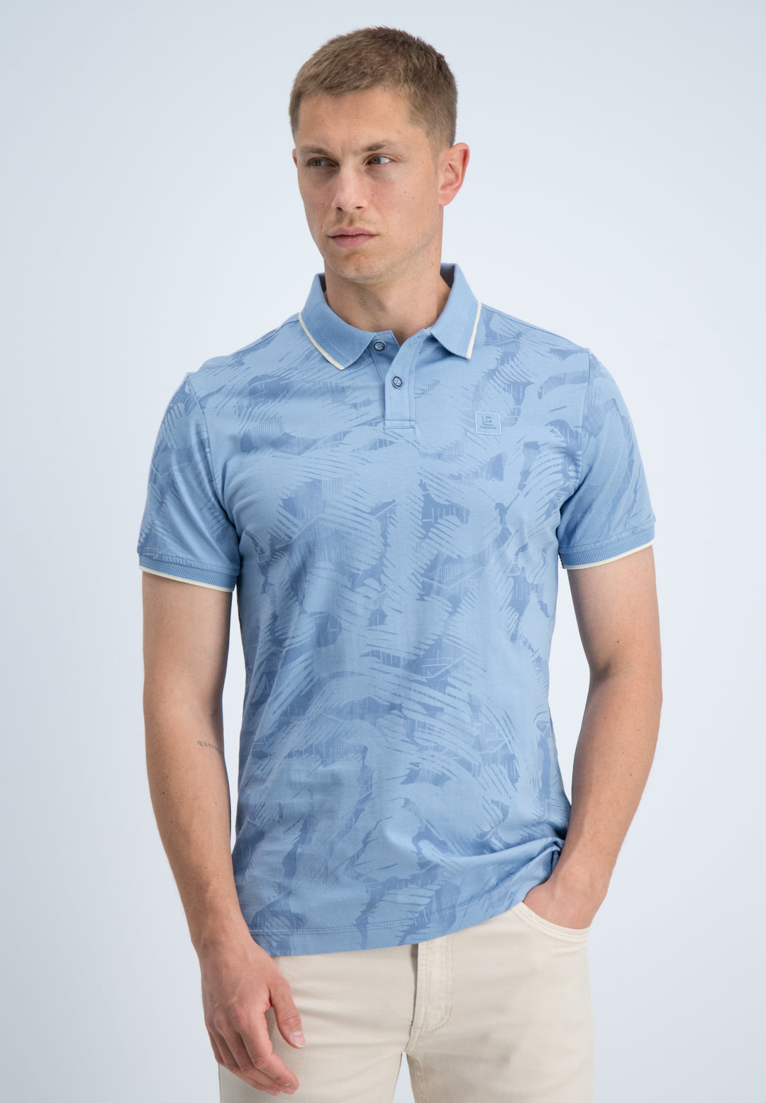 Gabbiano - Heren Polo - 2366218 - Lovro - 224 Allure Blue