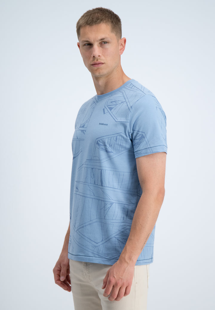 Gabbiano - Heren Shirt - 1566115 - Nik - 224 Allure Blue