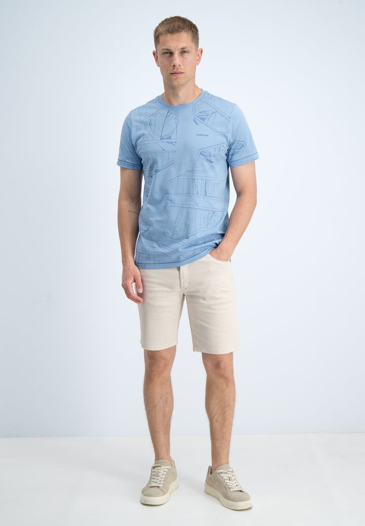 Gabbiano - Heren Shirt - 1566115 - Nik - 224 Allure Blue