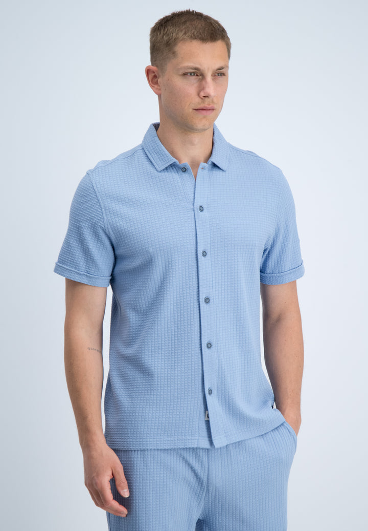 Gabbiano - Heren Overhemd - 3366322 - Tian - 224 Allure Blue