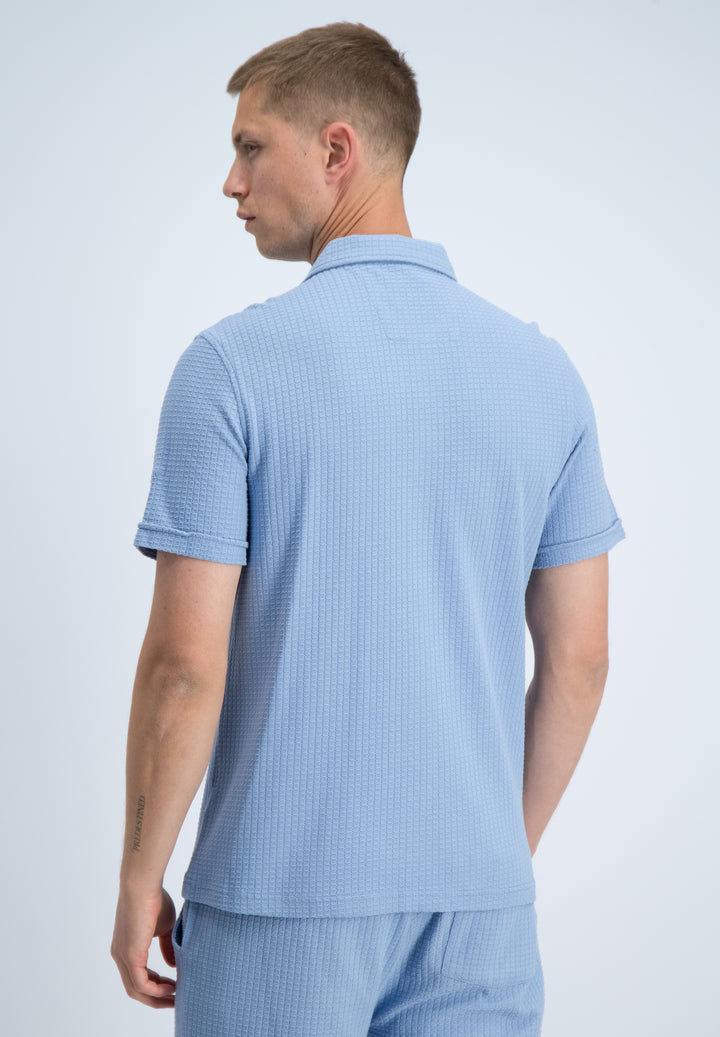 Gabbiano - Heren Overhemd - 3366322 - Tian - 224 Allure Blue