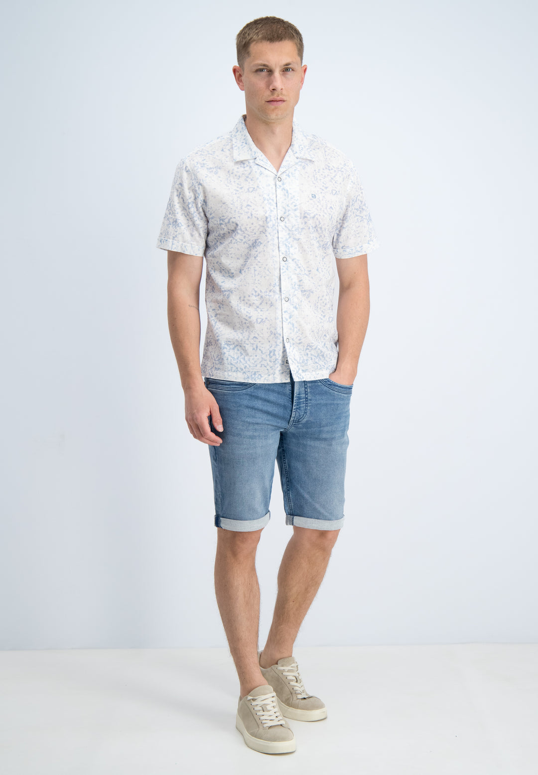 Gabbiano - Heren Overhemd - 3366324 - Svit - 224 Allure Blue
