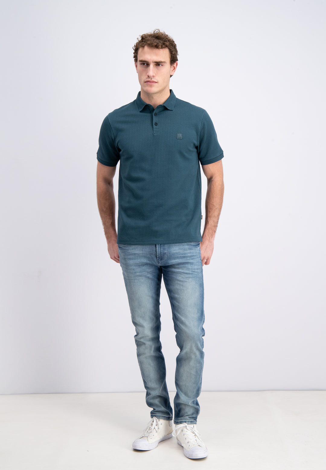 Gabbiano - Heren Polo - Oblak - 2365212 - 5001 Forest Green