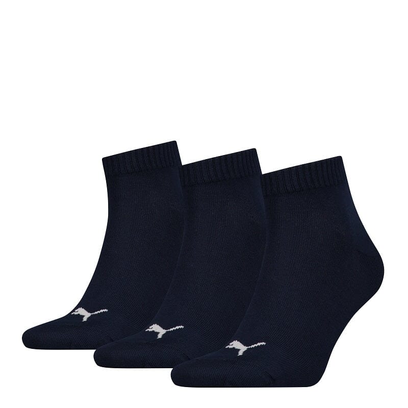 Puma - Quarter Sokken 3-Pack - 321 Navy