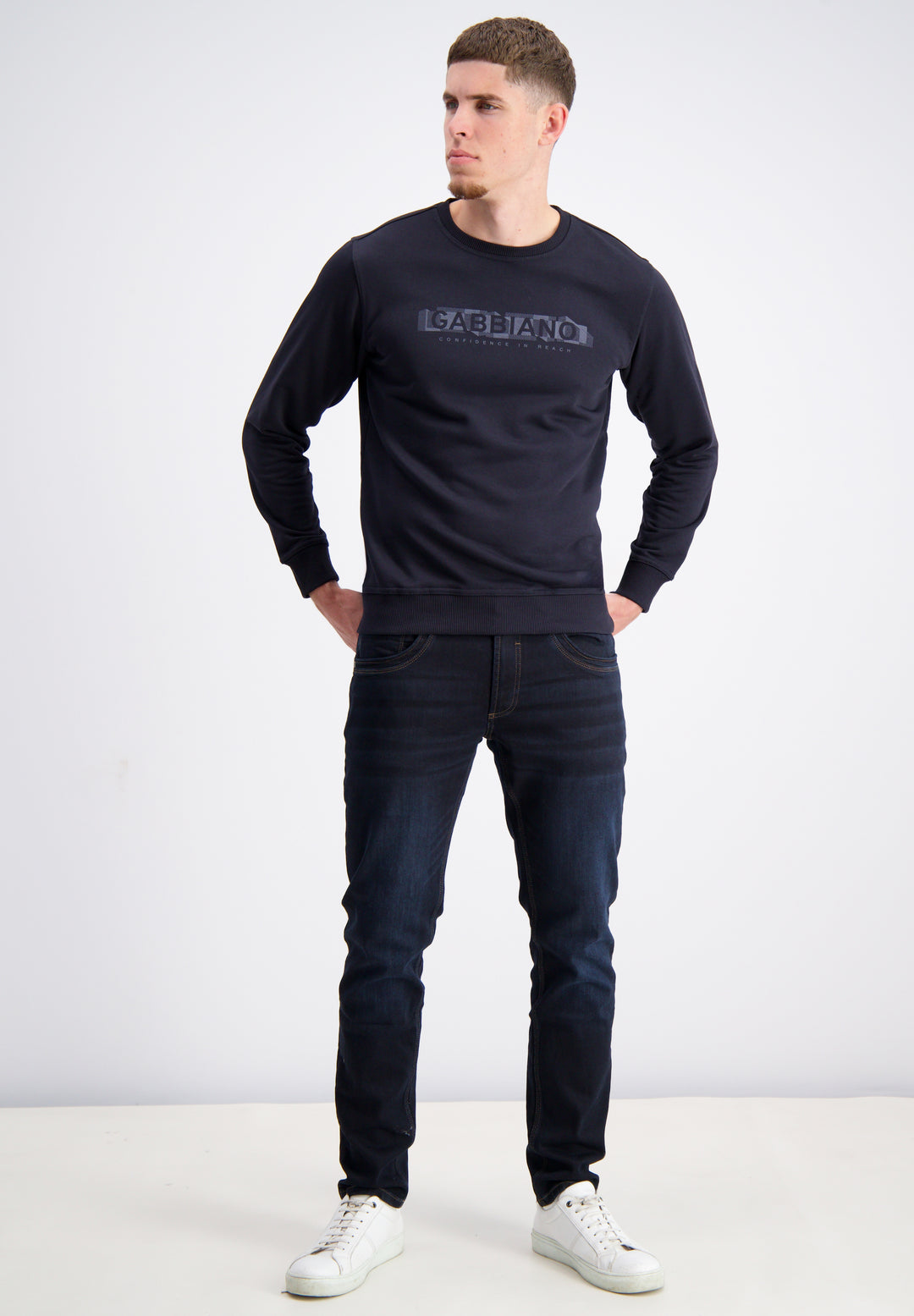 Gabbiano - Heren Sweater - 15094 - 301 Navy