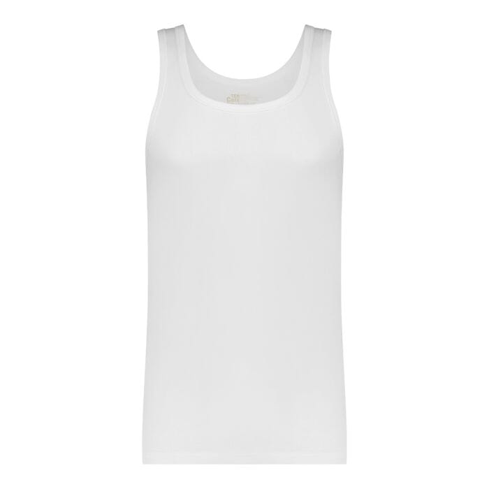 Ten Cate - 32324 - Basic Men Singlet 2-pack - White Hemd Ten Cate 