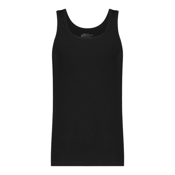 Ten Cate - 32324 - Basic Men Singlet 2-pack - Black Hemd Ten Cate 