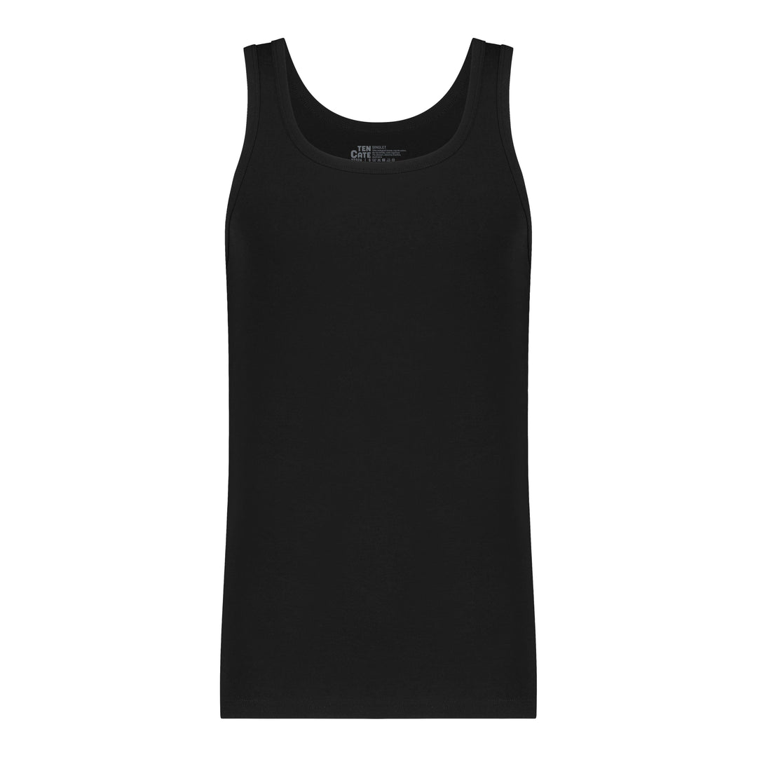 Ten Cate - 32324 - Basic Men Singlet 2-pack - Black Hemd Ten Cate 