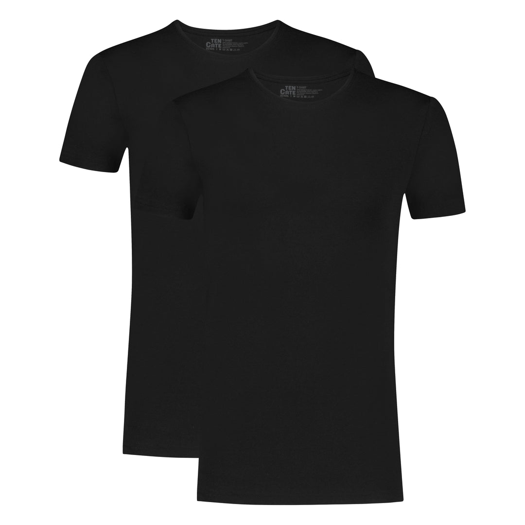 Ten Cate - 32326 - Basic Men T-Shirt 2-pack- Black Shirt Ten Cate 