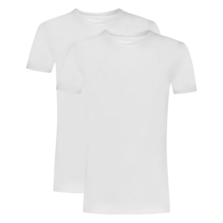 Ten Cate - 32327 - Basic Men T-Shirt High Neck 2-pack- White Shirt Ten Cate 