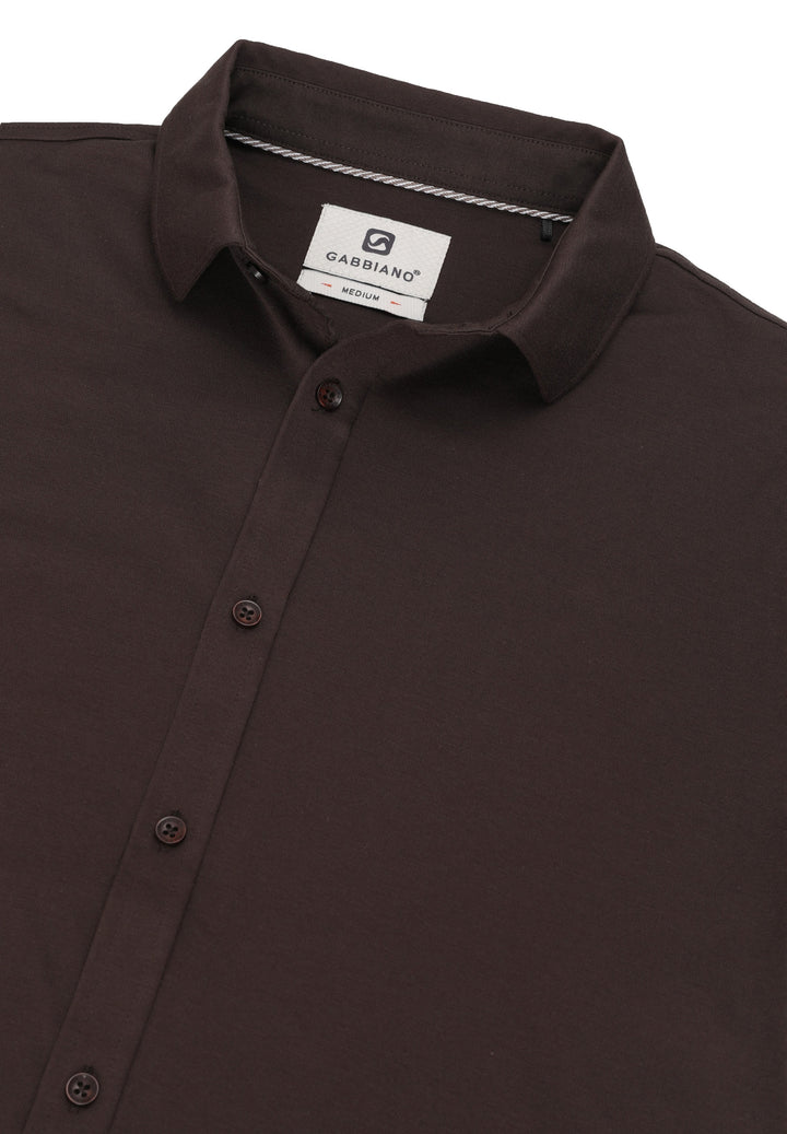 Gabbiano - Heren Overhemd - 333510 - 5702 Oak Brown