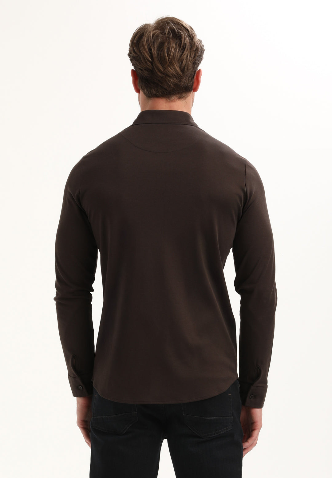 Gabbiano - Heren Overhemd - 333510 - 5702 Oak Brown