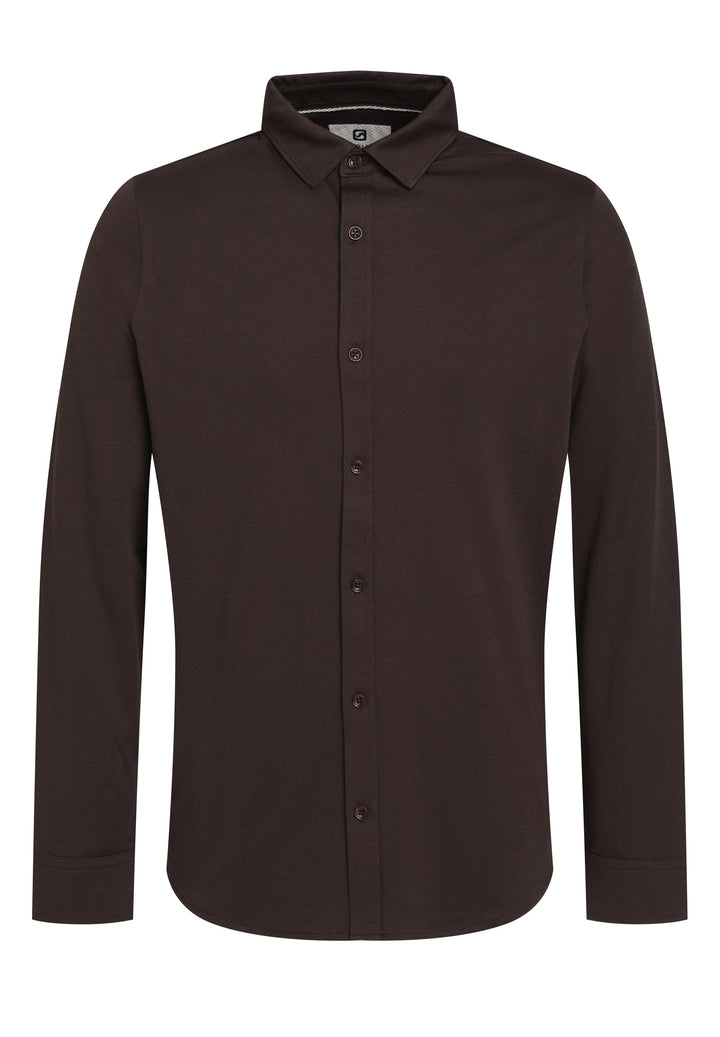 Gabbiano - Heren Overhemd - 333510 - 5702 Oak Brown