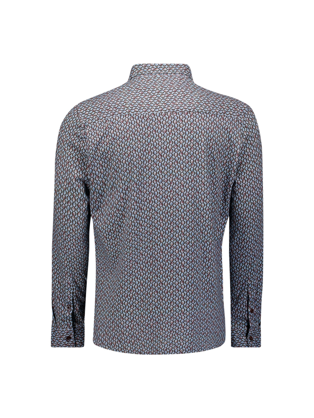 No Excess - Heren Overhemd - 33430813 - 138 Dusty Blue
