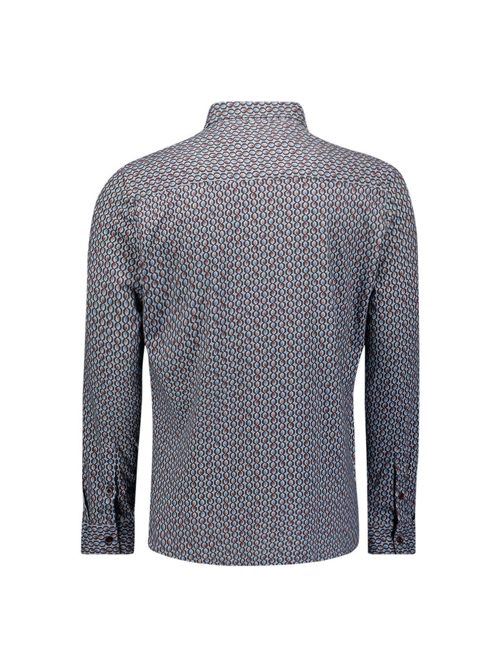 No Excess - Heren Overhemd - 33430813 - 138 Dusty Blue