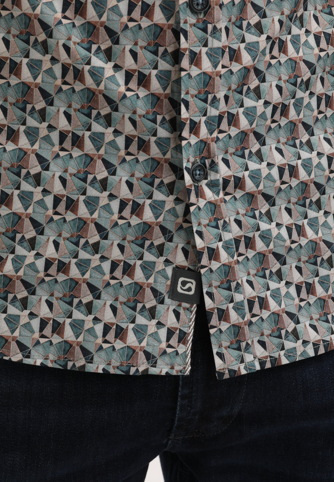 Gabbiano - Heren Overhemd - 335738 - 5703 Teal Blue