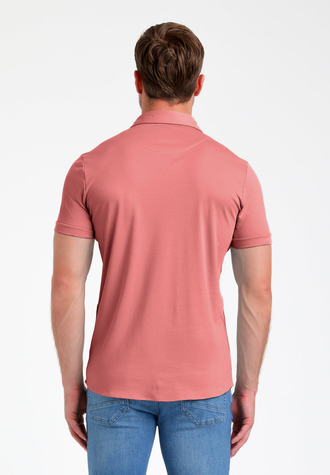 Gabbiano - Heren Overhemd - 335934 - 5555 Sunset Red