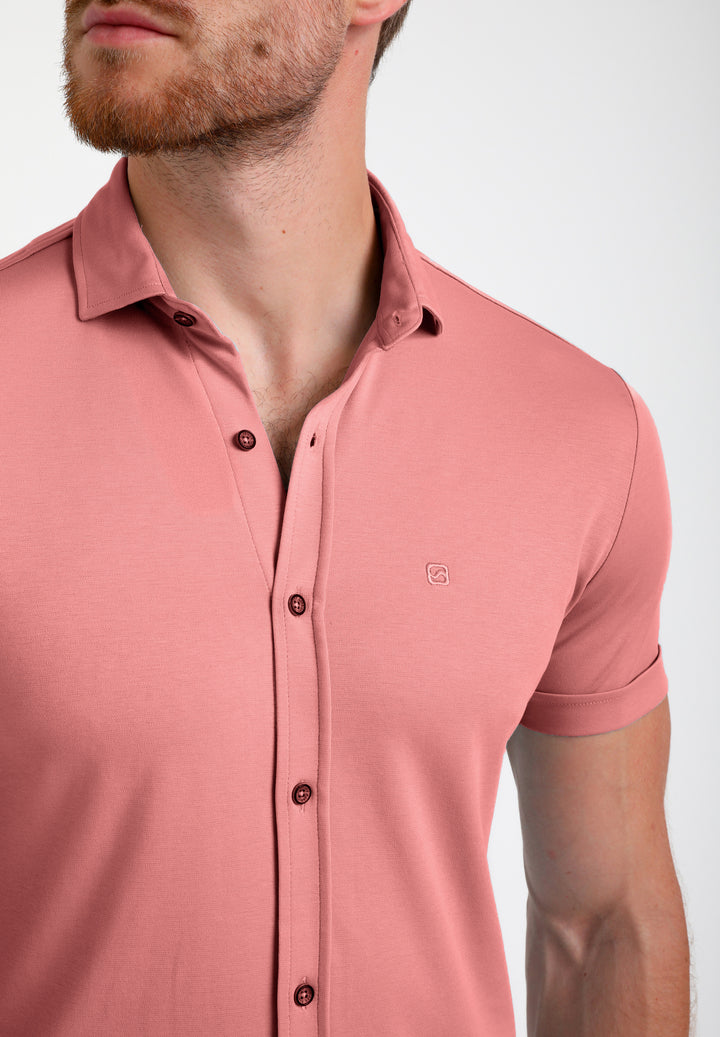 Gabbiano - Heren Overhemd - 335934 - 5555 Sunset Red