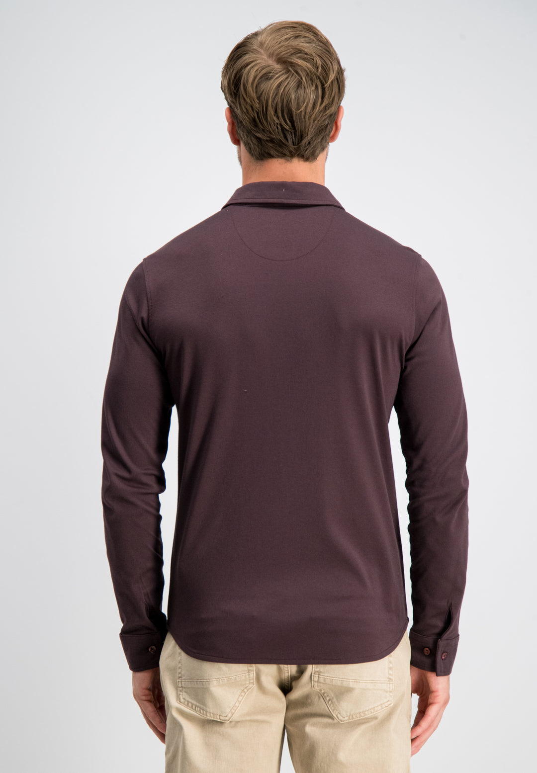 Gabbiano - Heren Overhemd - Tone-S - 3367340 - 674 Burnt Bordeaux