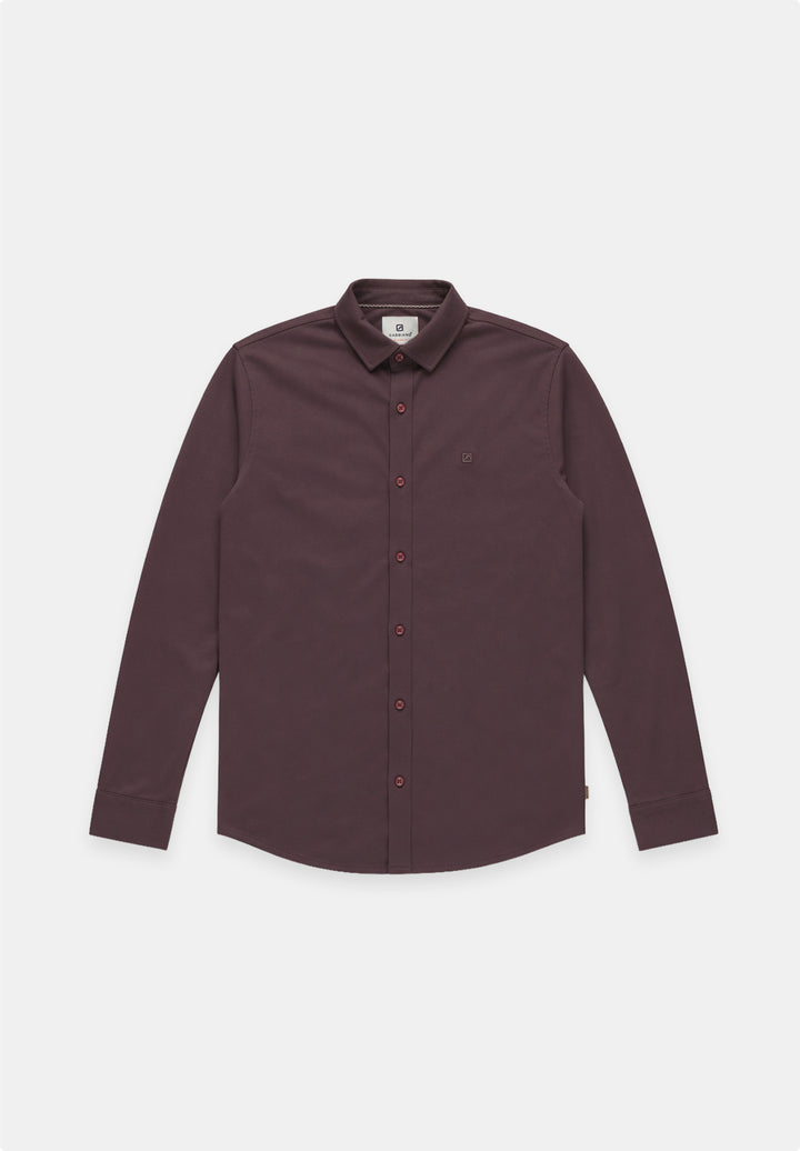 Gabbiano - Heren Overhemd - Tone-S - 3367340 - 674 Burnt Bordeaux