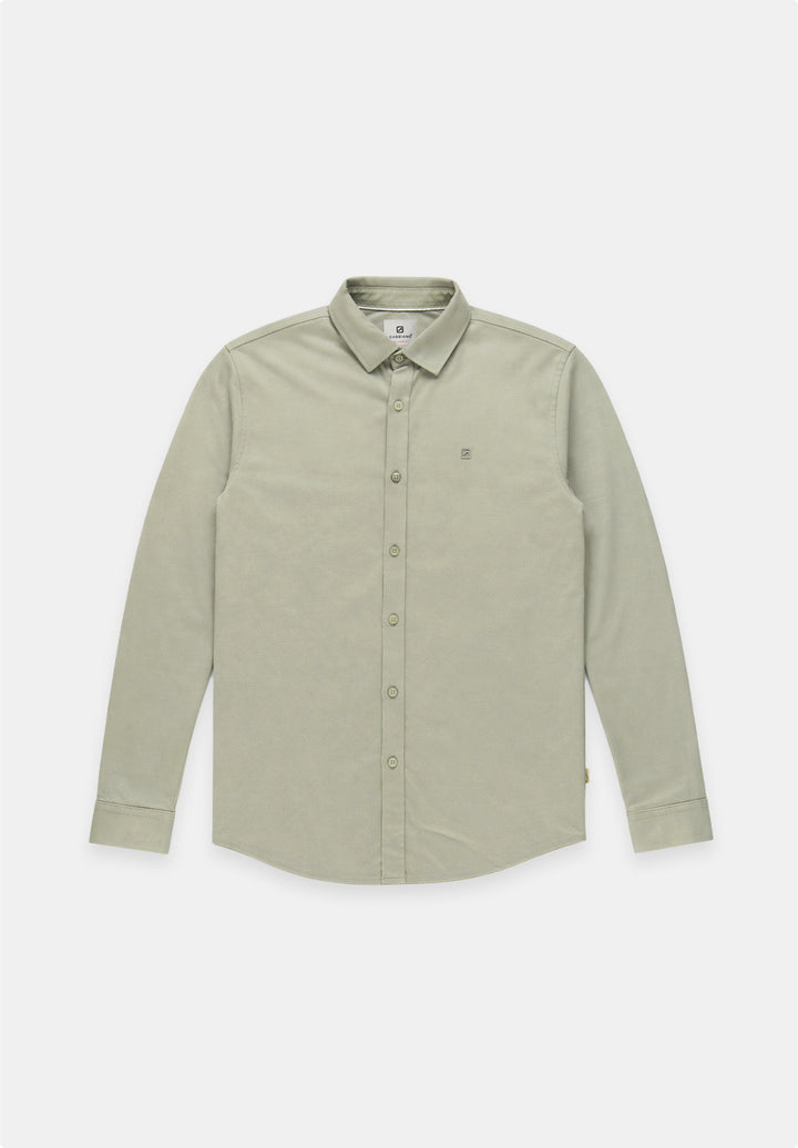 Gabbiano - Heren Overhemd - Tone-S - 3367340 - 672 Sage Green