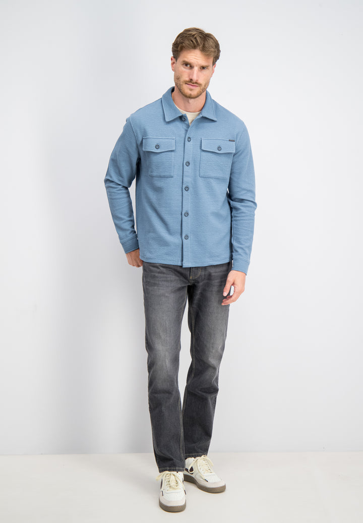 Gabbiano - Heren Overshirt - Finny - 3367347 - 671 Mystic Blue