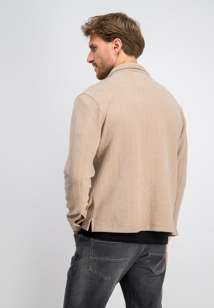 Gabbiano - Heren Overshirt - Iron - 3367348 - 676 Almond
