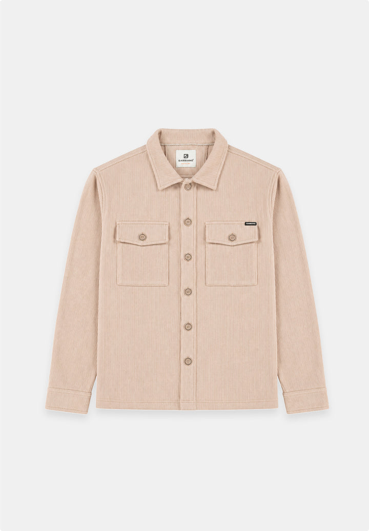 Gabbiano - Heren Overshirt - Iron - 3367348 - 676 Almond