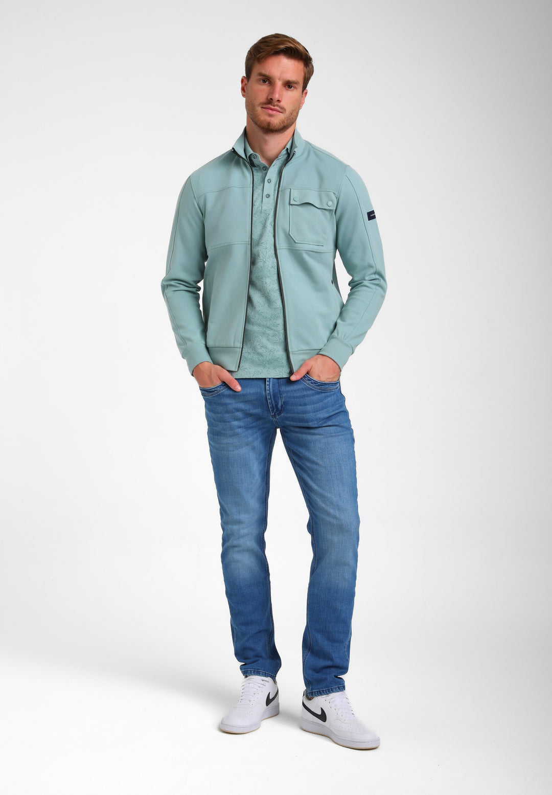 Gabbiano - Heren Vest - 425941 - 55557 Ocean Blue