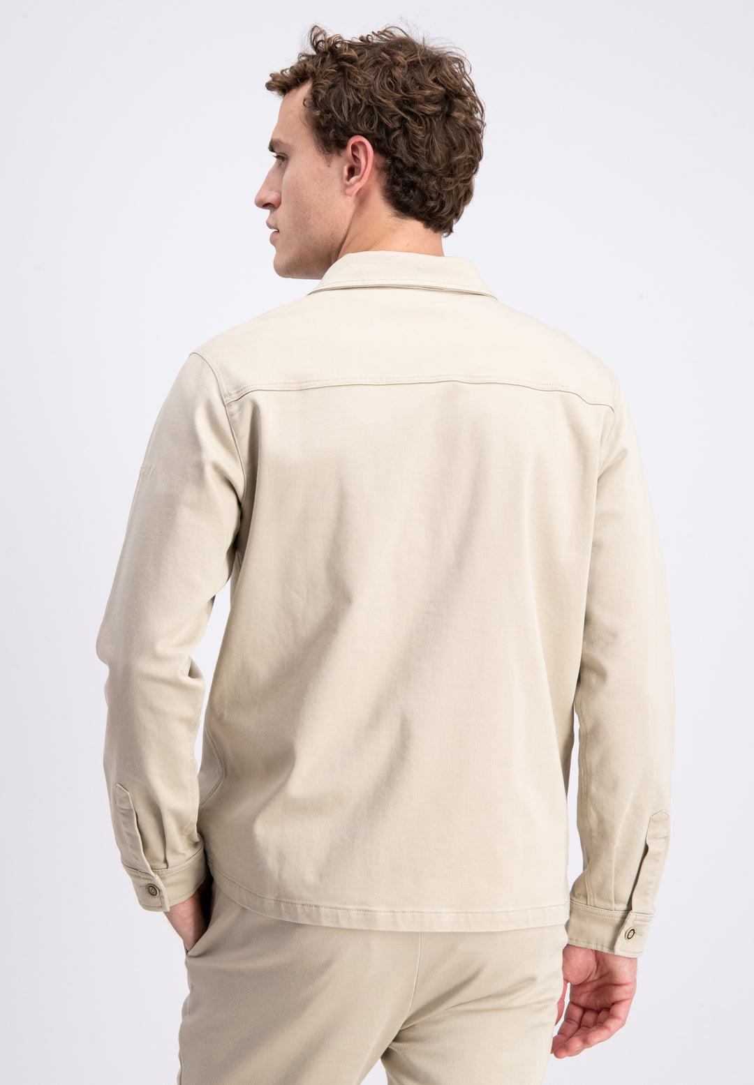 Gabbiano - Heren Overshirt - 4265411 - 5002 Ivory Bone