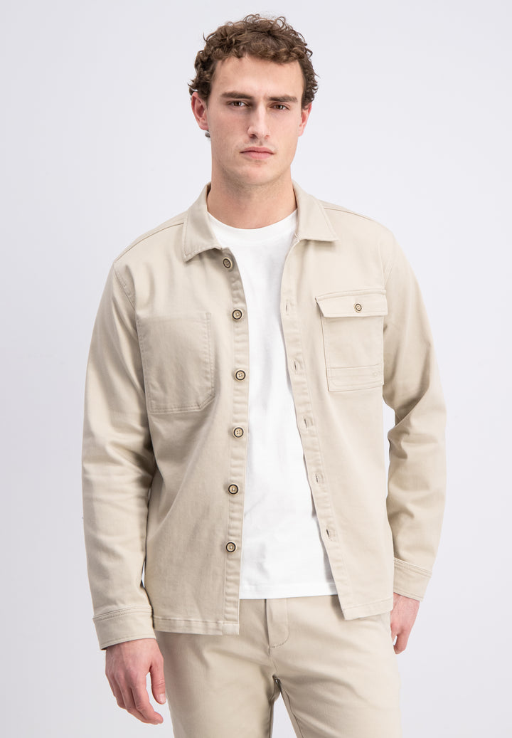 Gabbiano - Heren Overshirt - 4265411 - 5002 Ivory Bone