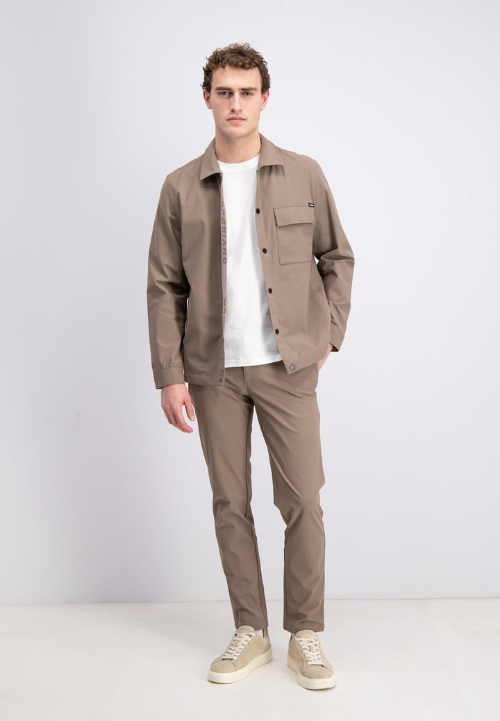 Gabbiano - Heren Overshirt - 4265413 - 4232 Wood Brown