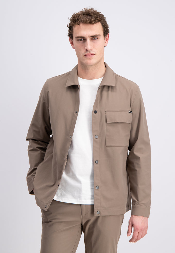 Gabbiano - Heren Overshirt - 4265413 - 4232 Wood Brown