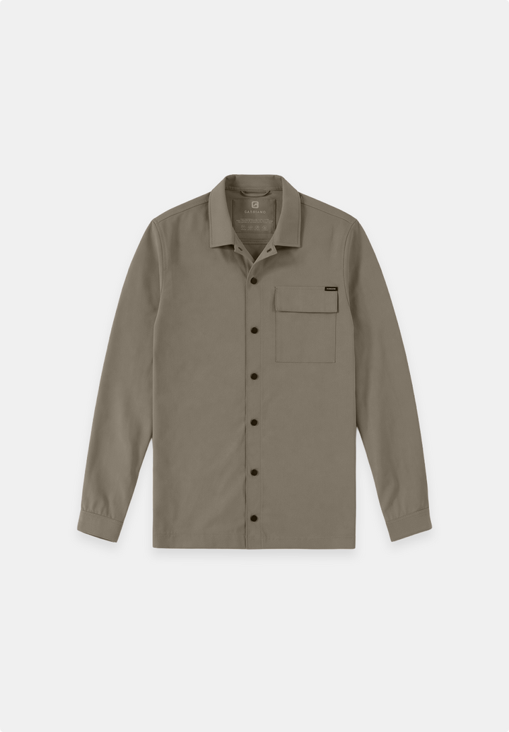 Gabbiano - Heren Overshirt - 4265413 - 4232 Wood Brown