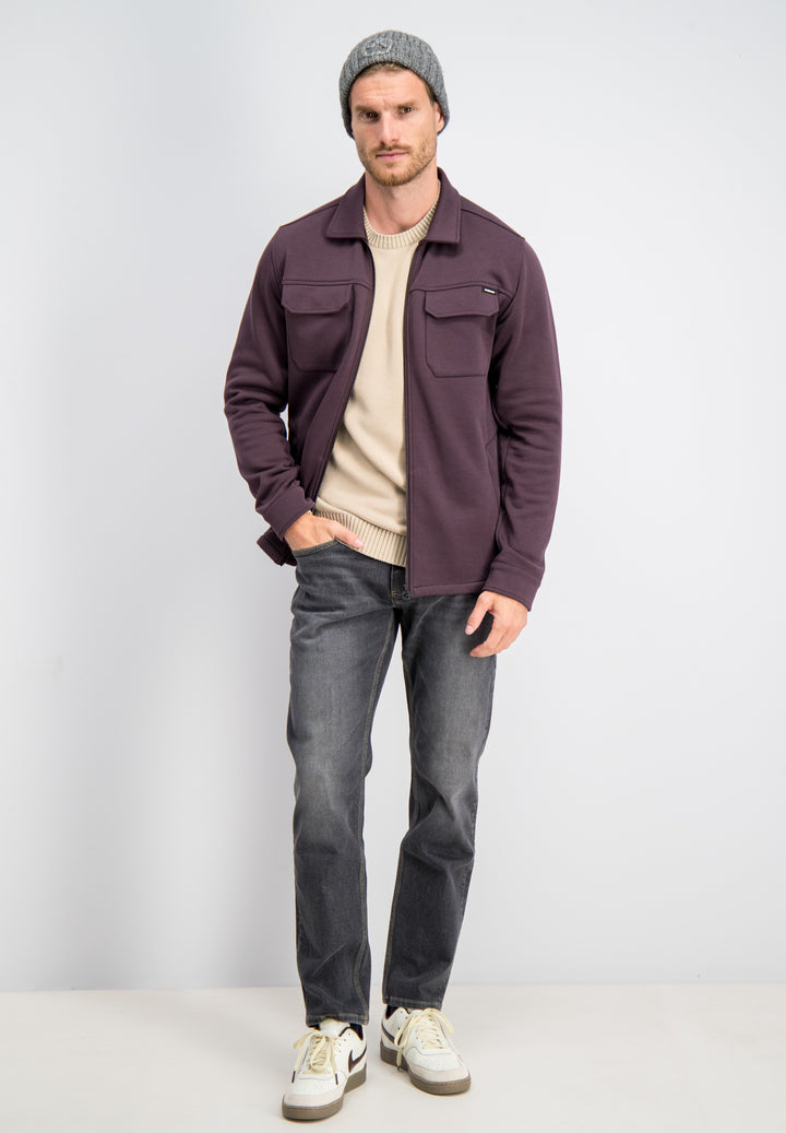 Gabbiano - Heren Overshirt - Eason - 4267422 - 674 Burnt Bordeaux