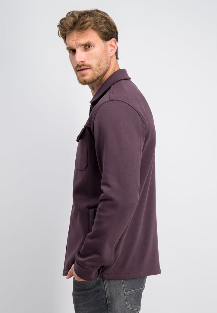 Gabbiano - Heren Overshirt - Eason - 4267422 - 674 Burnt Bordeaux