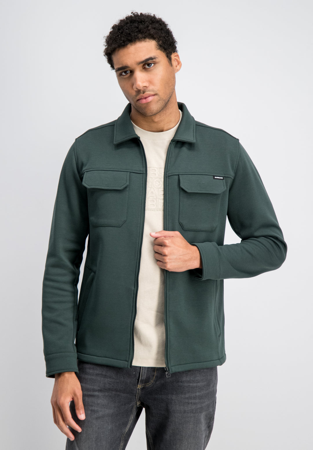Gabbiano - Heren Overshirt - Eason - 4267422 - 676 Highland Green