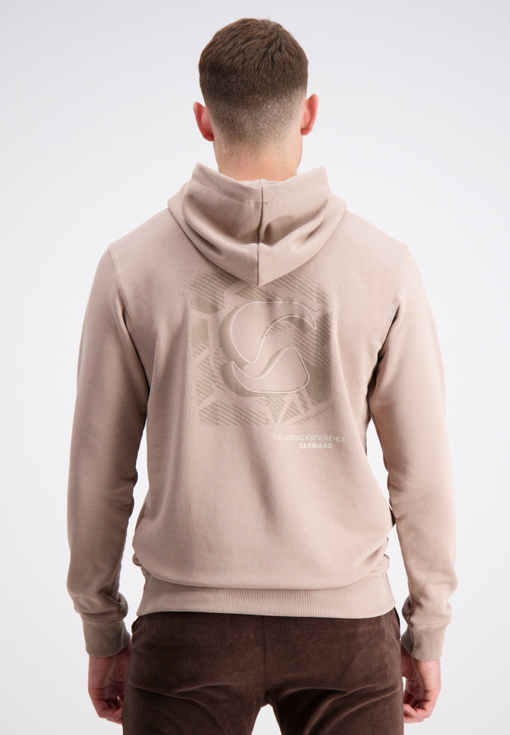 Gabbiano - Heren Hoodie - 15092 - 4445 Taupe