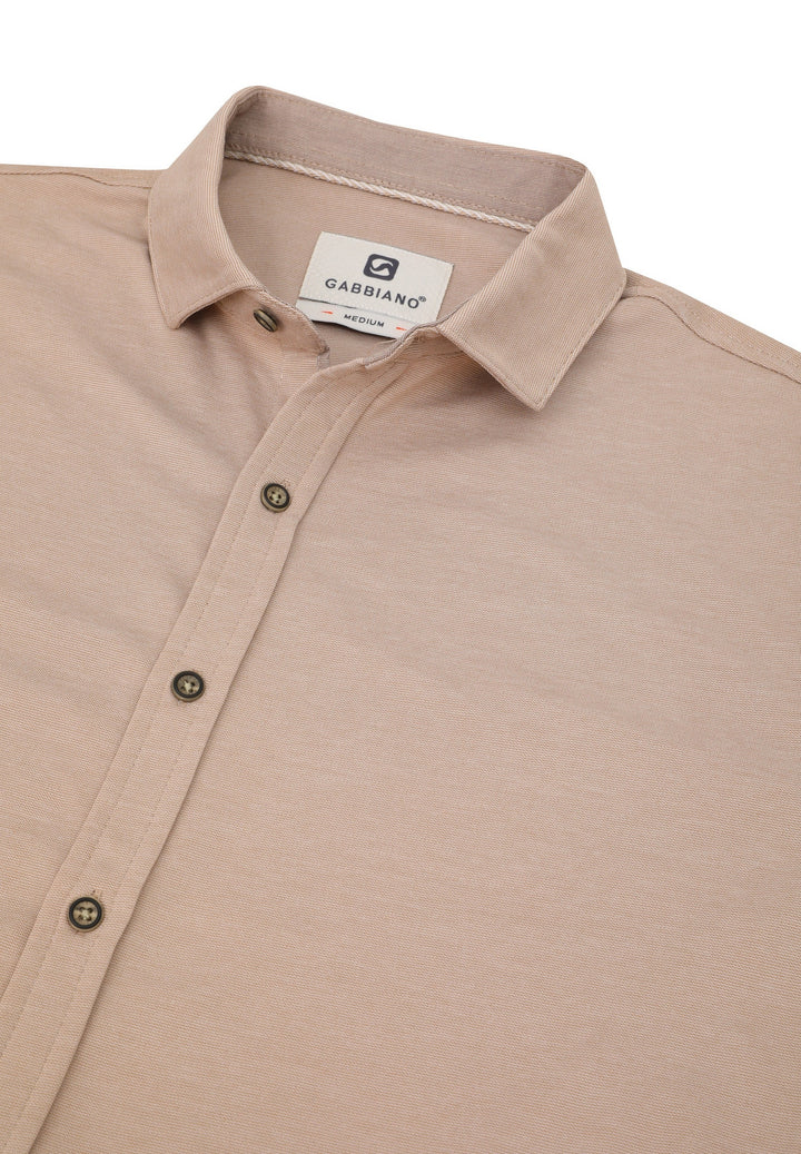 Gabbiano - Heren Overhemd - Tone - 333510 - 4445 Taupe